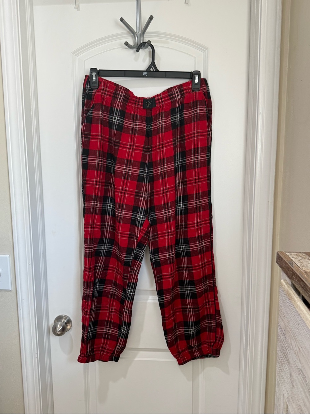 Victoria's Secret Red & Black Plaid Pajama Pants